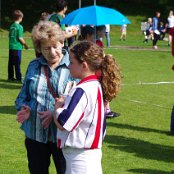 De supporters komen zelfs uit Polen :-)  (Oma van Tymon en Maja)